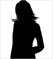 女性のシルエット